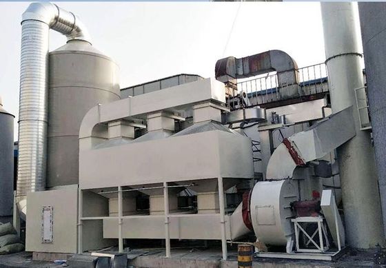 Pharmaceutical Industrial Air Scrubber System Odor Treatment System High Efficiency