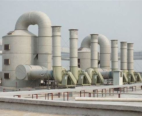 Fluorine Containing Industrial Air Scrubber System Exhaust Gas Purification